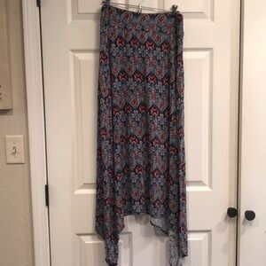 Joe B size XL elastic waist maxi skirt